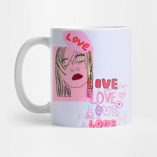 I LOVE PINK, LOVE YOURSELF Mug